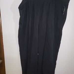 Nwt Ideology Women's Black Wide Leg Active Wear Pants Size 4X